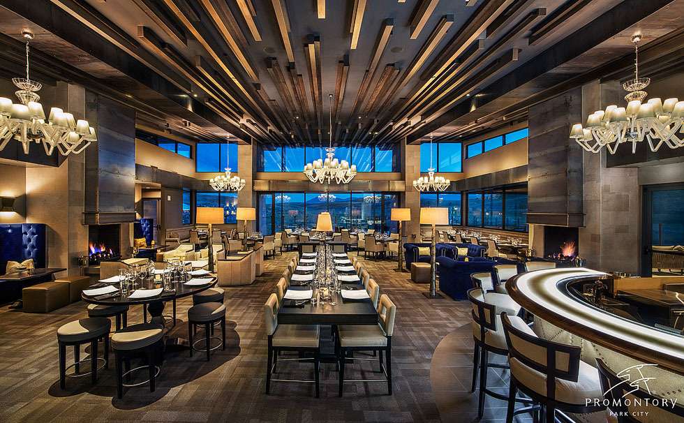 interior of Promontory golf property